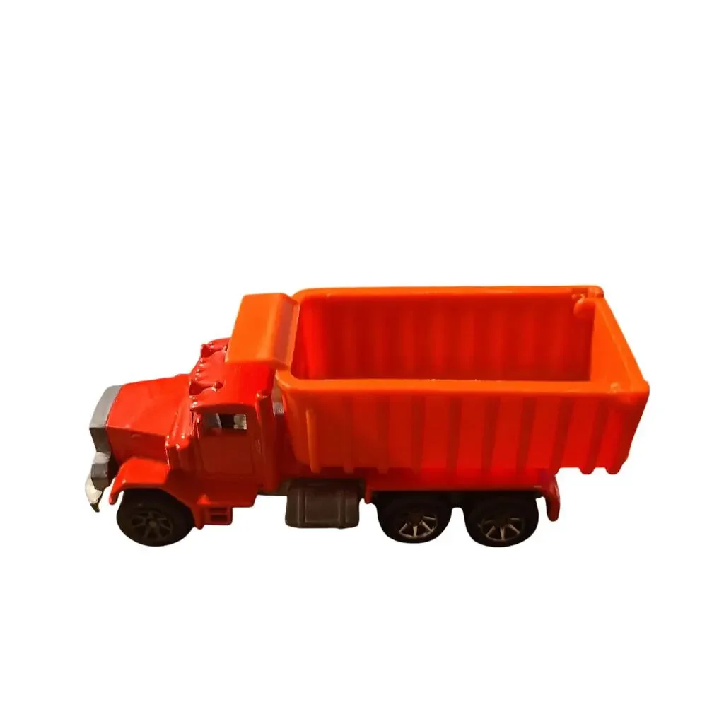 Hot Wheels Peterbilt Severe-Service Dump Truck Red HEAVY Vintage Blackwall 7Sp